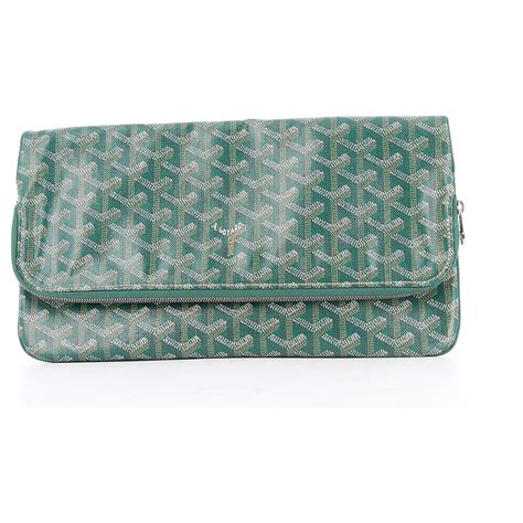 pochette goyard verte